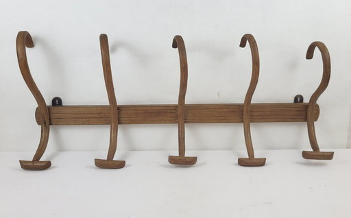 Japy frères curved wooden coat rack