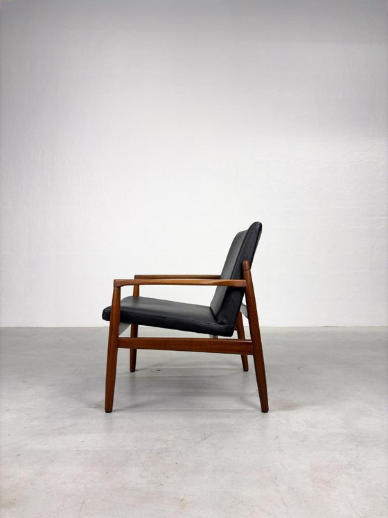 'Viken' Armchairs by Tove & Edvard Kindt Larsen for OPE – Leather, Wood (photo 14 of 20)
