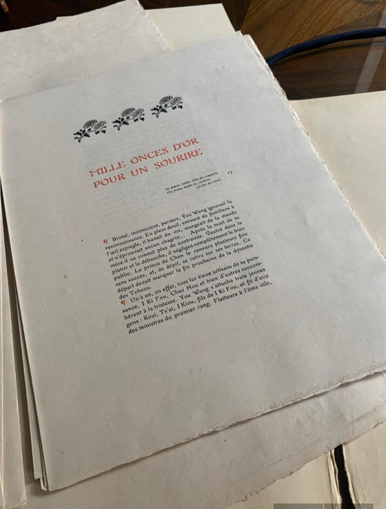 Zeldzaam Art Deco-boek uit 1925 - Het wonderbaarlijke verhaal van Pao-Se, door Jean Baylin (JB-Lin) UFO (photo 13 of 15)