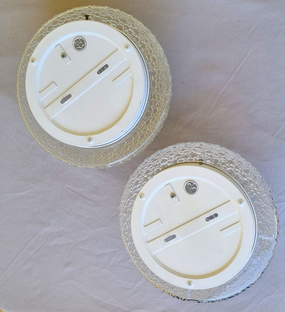 Image 1 of Paar Bubbleglas Wand oder Deckenleuchten , Deutschland 1960iger,Helena Tynell,Mid Century Modern