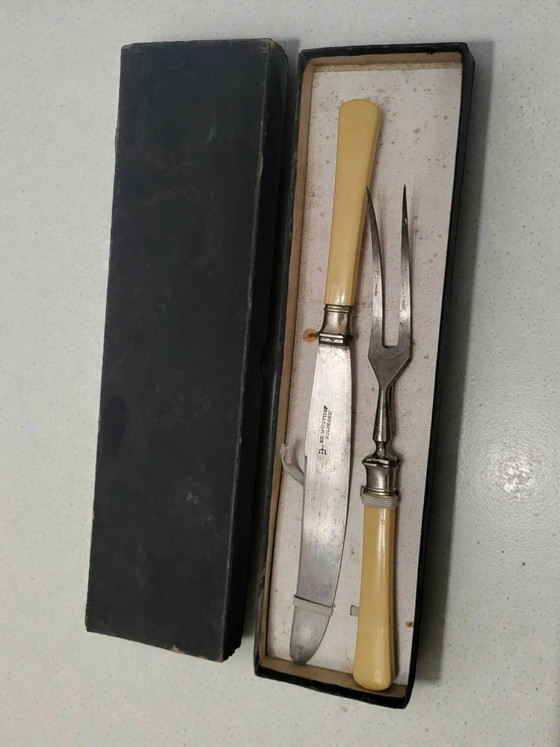 Cosciotto d'agnello coperto Solingen – Set di posate, polished steel, Art Deco (photo 7 of 7)