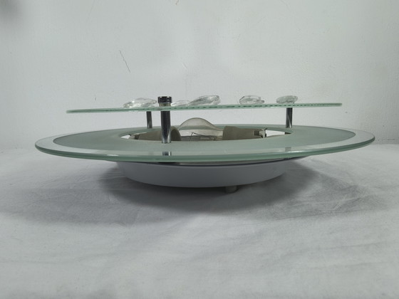 Image 1 of Lampada da soffitto in vetro 33cm attacco 2 x E27