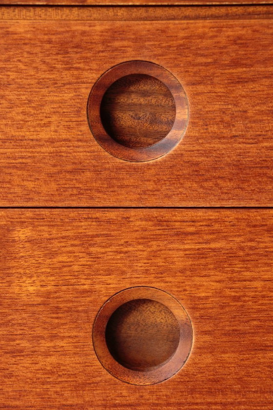 Image 1 of Wrighton Teakhouten kaptafel - Vintage jaren 60 - Zeshoekige voet