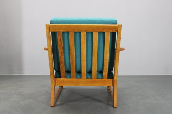 Image 1 of Poltrona in rovere massiccio del 1950, Cecoslovacchia