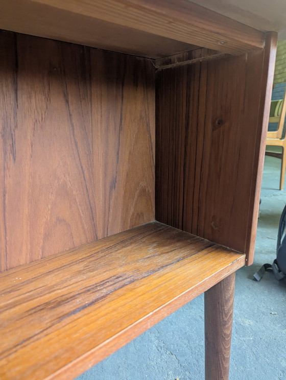Bureau autoportant danois en teck Mid-Century, années 1960 – Bureaux, Wood (photo 11 of 13)