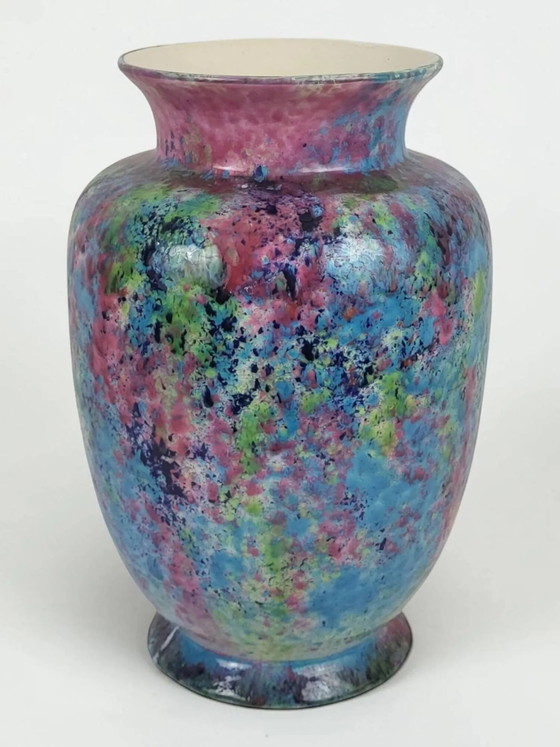 Steingutvase aus dem Morvan – Vasen, Porcelain (photo 4 of 8)