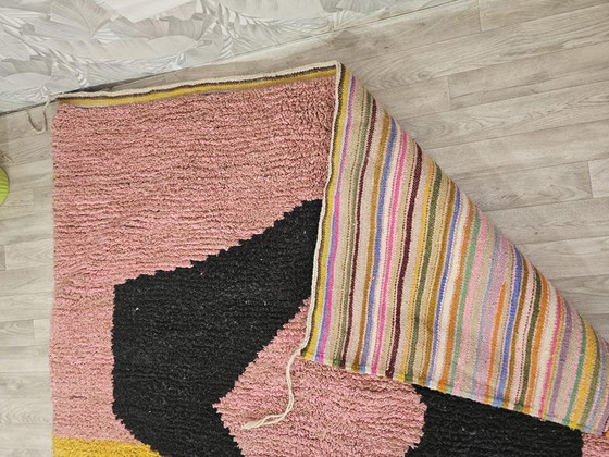 Traditioneel kleurrijk wollen motordeken, formaat 1,5/3,5 m – Aime Té, Vloerkleden en tapijten, Wool (photo 5 of 8)