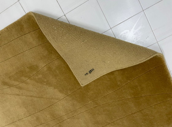 Image 1 of Alfombra de lana Natuzzi de 170x240 cm, color beige/camel.