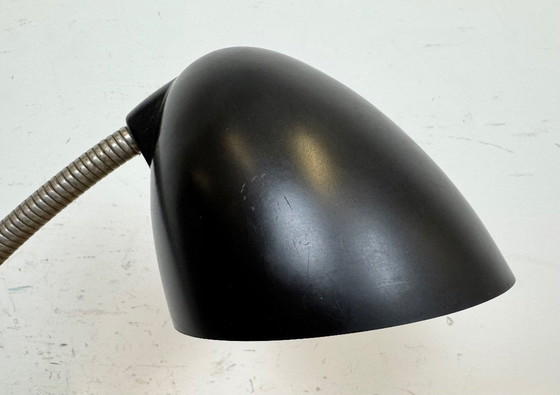 Image 1 of Vintage Brown Bakelite Gooseneck Table Lamp, 1960s