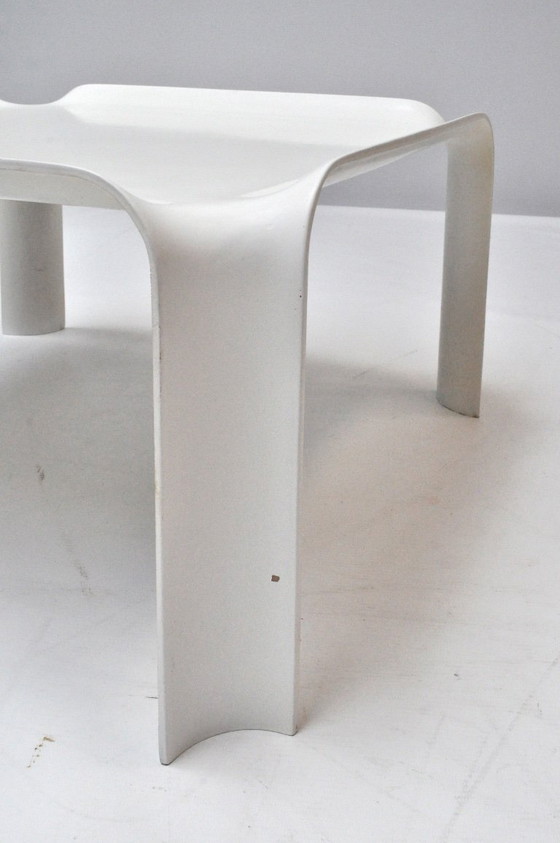 Image 1 of Artifort 877 Beistelltisch – Pierre Paulin – Original weiß – 1965