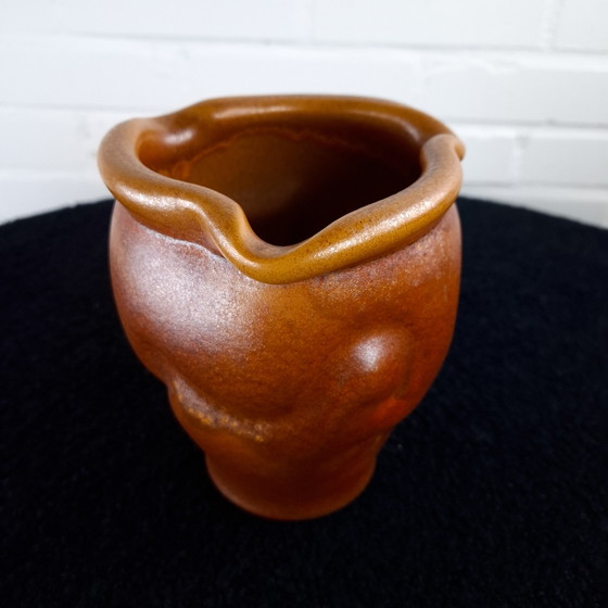 Image 1 of Vintage Art deco Fons Decker Fonzie vase Gouda Holland