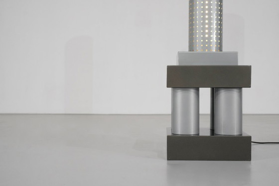Image 1 of "Chicago Tribune" floor lamp by Matteo Thun for Bieffeplast, Italy, 1985.