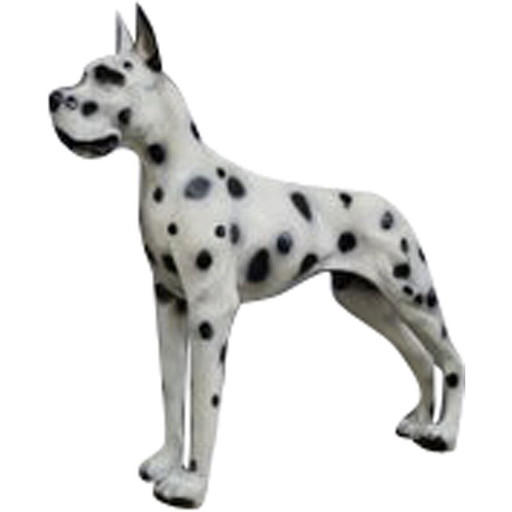 Vintage Dalmatian dog in resin, 1970s