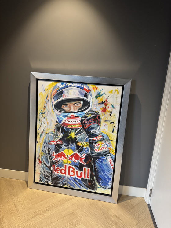 Image 1 of Max Verstappen hand-painted painting