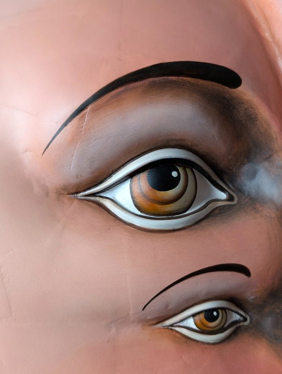 Image 1 of Scultura monumentale in cartapesta "Sol Eclipse" di Sergio Bustamante, 1997