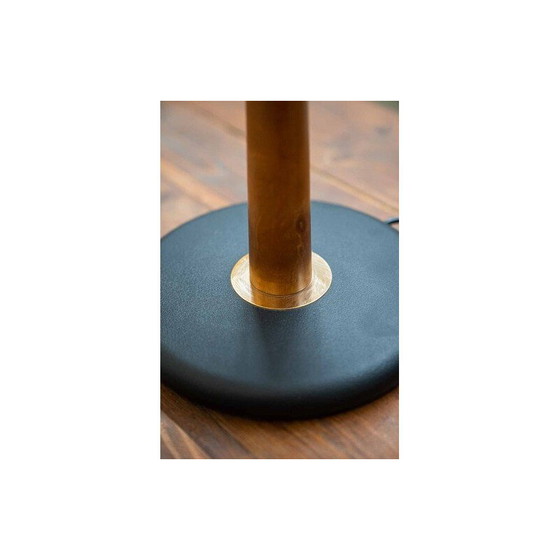 Image 1 of Vintage table lamp in metal and crystal by Nara gaufré, Italy