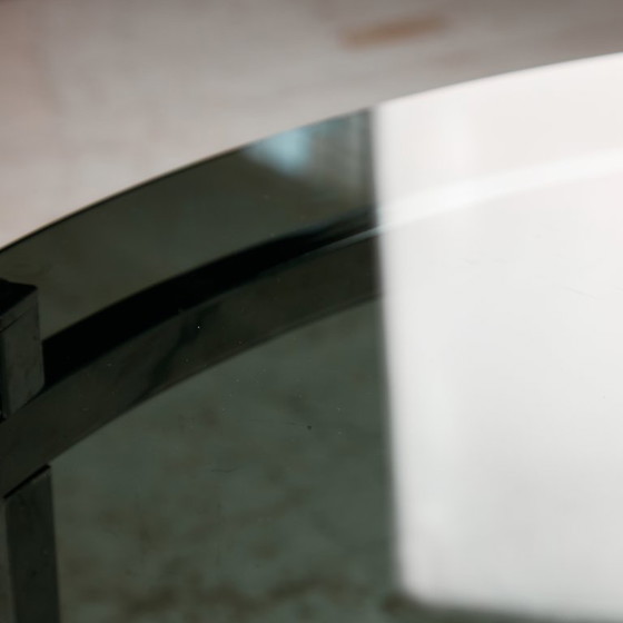 Image 1 of MK10955 Chrome and glass coffee table