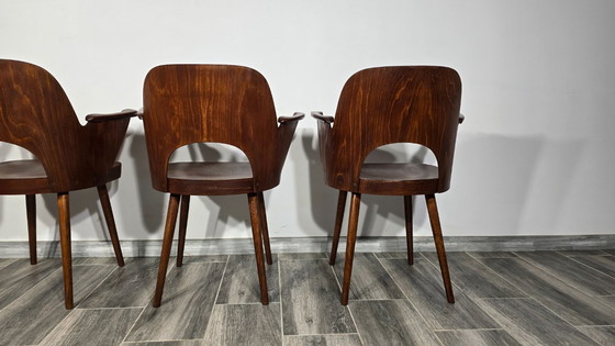 Image 1 of Esszimmerstühle von Oswald Haerdtl für Ton, 4er-Set