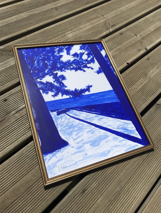 Image 1 of Acrylic on Hahnemühle 325g white paper. Size 40x30cm.