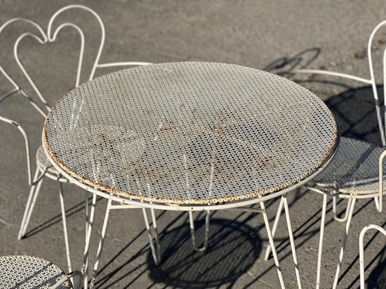 Image 1 of Mathieu Matégot wrought iron garden furniture, 1950