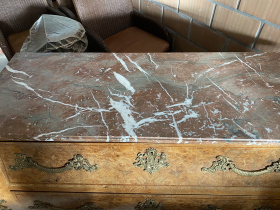 Image 1 of Antique Dresser With Marble Top