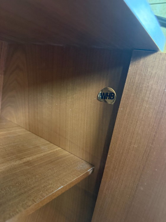 Jaren 60 70 Essen Wandrek Wall Unit Van WHB Duitsland Mid Century – Metal, Wood (photo 17 of 18)