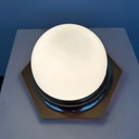 Decken-/Wandleuchte Gold 60er/70er Jahre