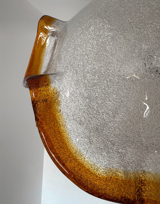 Image 1 of Bloem Murano Glas Hanglamp jaren 70