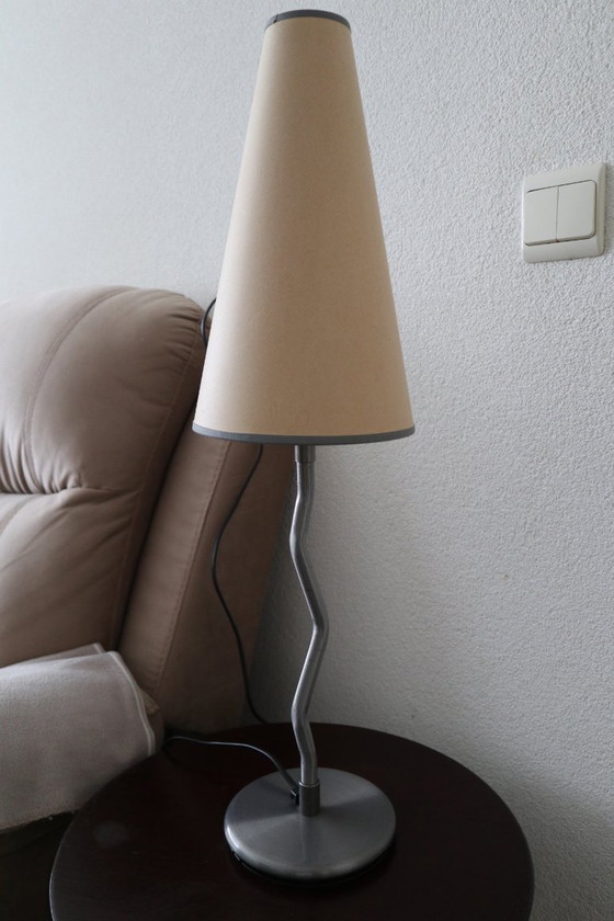 Image 1 of IKEA Antimon Tall Zigzag Squiggle Tafellamp Typ: B9303 10082