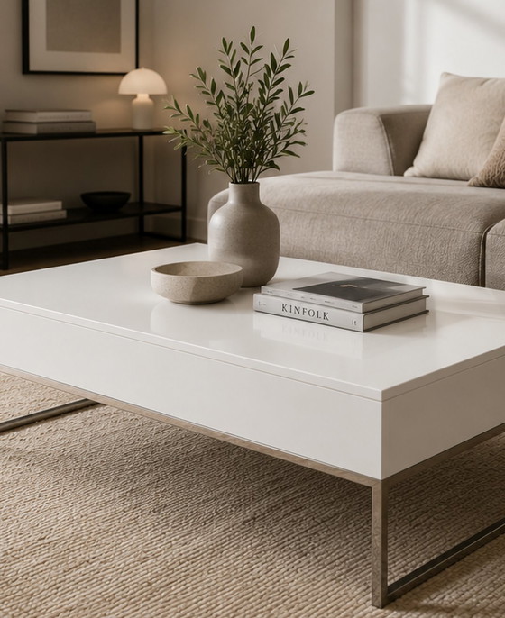 BoConcept Design Salontafel – Dubbel opklapbaar blad & verborgen opbergruimte – rvs, Wood (photo 5 of 7)