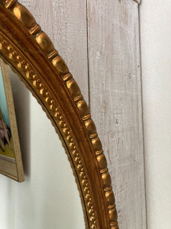 Miroir Ovale Ancien – Glass, Wood (photo 4 of 10)