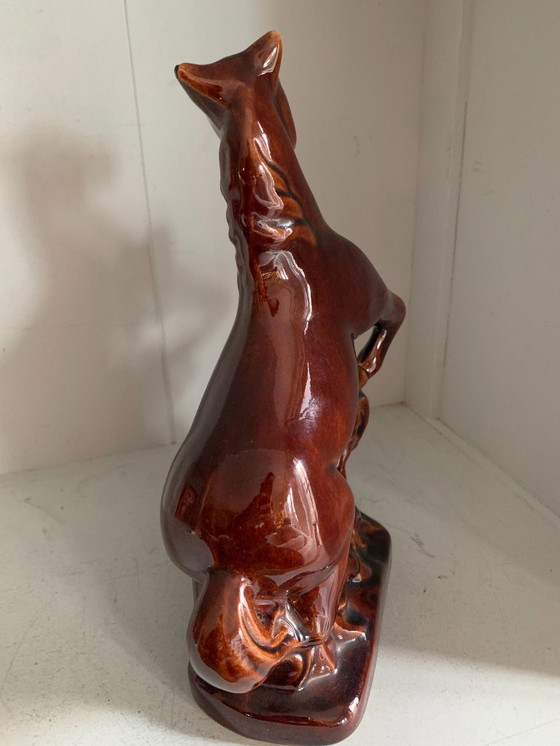 Image 1 of Horse statue - 'Schreurich' - Ceramic - Vintage - 1960s - West Germany