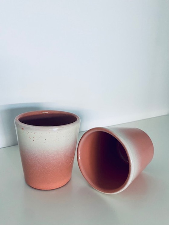 Image 1 of Stylish set of 4 handmade Scandinavian mugs