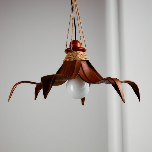 MK10772 Lustre en feuilles de cocotier