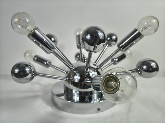 Image 1 of Lámpara de pared/techo Sputnik - Diseño de la era atómica
