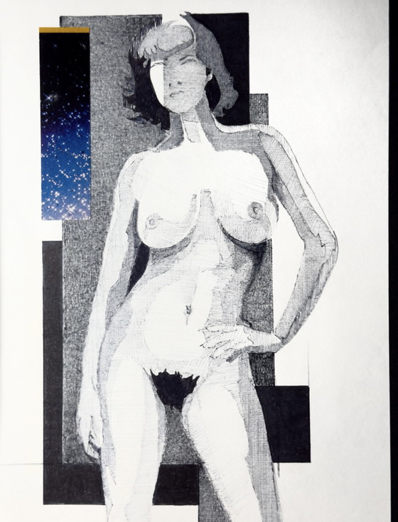 Image 1 of Eugène Eechaut (1928-2019)

- framed artwork 1970s