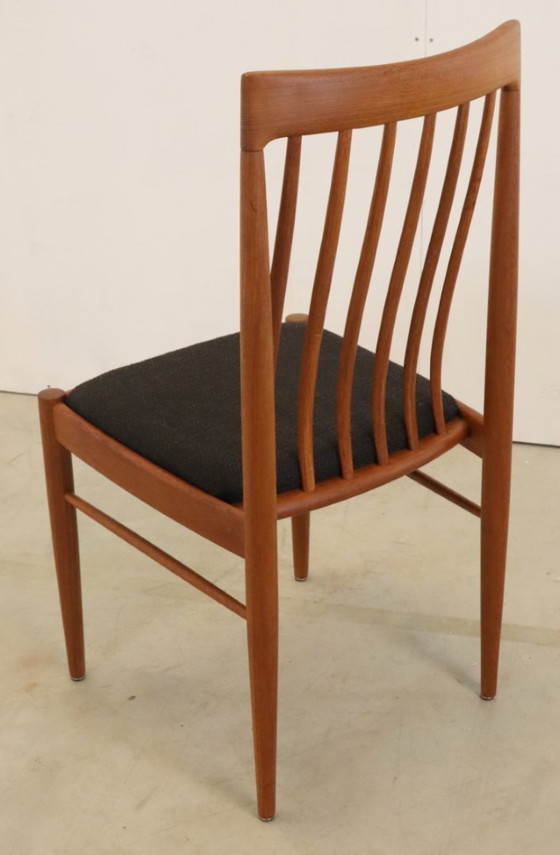 Image 1 of Lot de 4 chaises de salle à manger Bramin rembourrées vintage