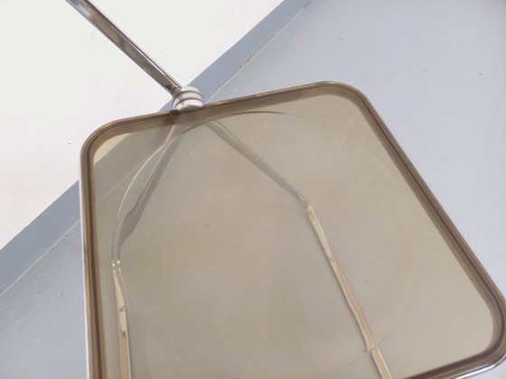 Image 1 of Chaise pliante vintage Plia de Giancarlo Piretti pour Castelli des années 60 70 en chrome et plexiglas fumé