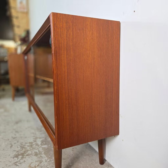 Rex Raab, Wilhelm Renz Varia-150 vintage sideboard display cabinet – Wood, Glass (photo 12 of 22)