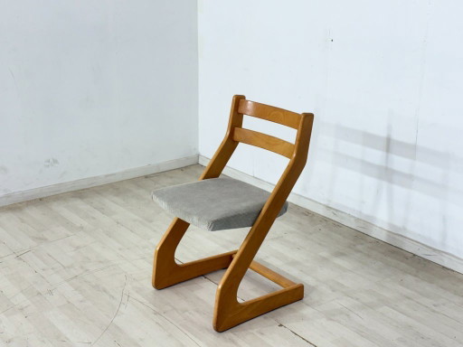 Designklassieker Z-stoel van teakhout / stoel in mid-century stijl