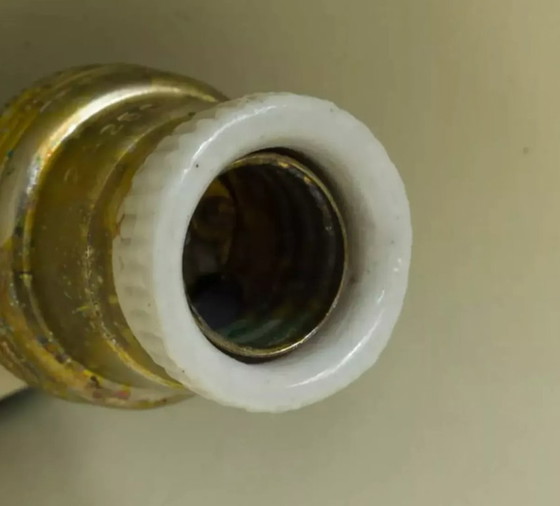 Image 1 of Coppia di applique diabolo bianco avorio