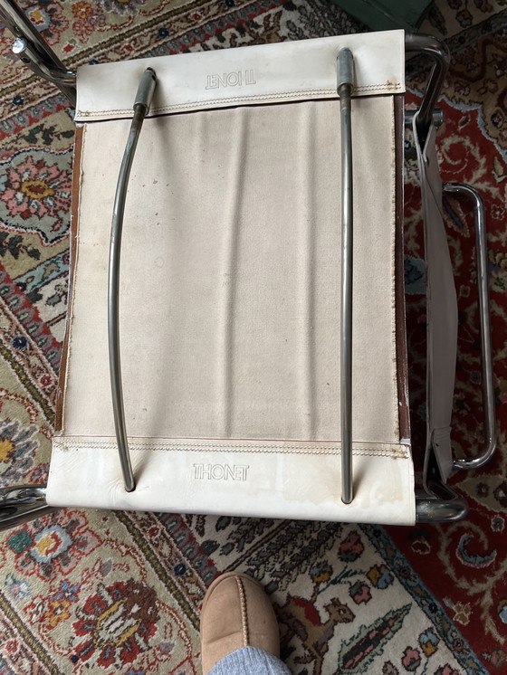 Image 1 of Thonet s34 vintage tubular frame chair