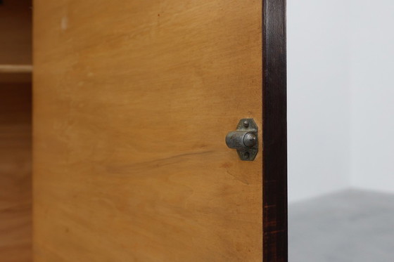 Image 1 of Seltener kleiner Art Deco Schrank mit schönem Holzmuster, Frankreich 1920er Jahre