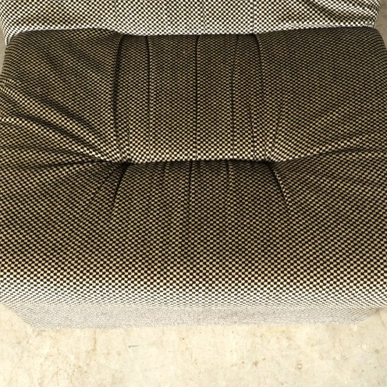 Image 1 of Modulares Sofa im Midcentury-Stil – Pepita-Samt – 1970er Jahre
