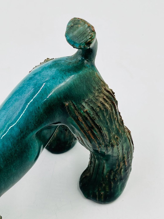 Image 1 of Perro espagueti de cerámica