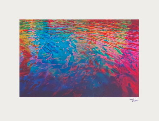 Philippe FRESCO Wasser... das Blut der Erde I Siebdruck 1993