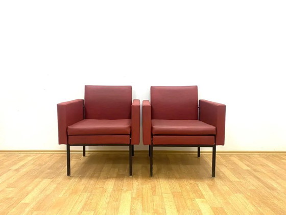 Image 1 of Pair of Retro Industrial Armchairs, 1970s, Czechoslovakia