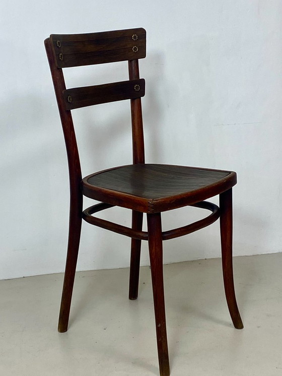 Image 1 of Juego de 4 sillas Thonet de madera de haya – Modelo n.º 651