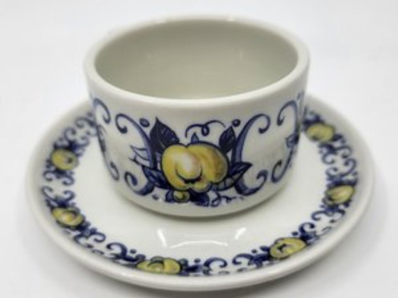 Image 1 of Set di tazze e piattini Villeroy e Boch Cadiz per Clacquesin Francia 1970 Set di 24