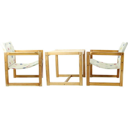 Vintage woonkamer set van Karin Mobring voor Ikea, 1970